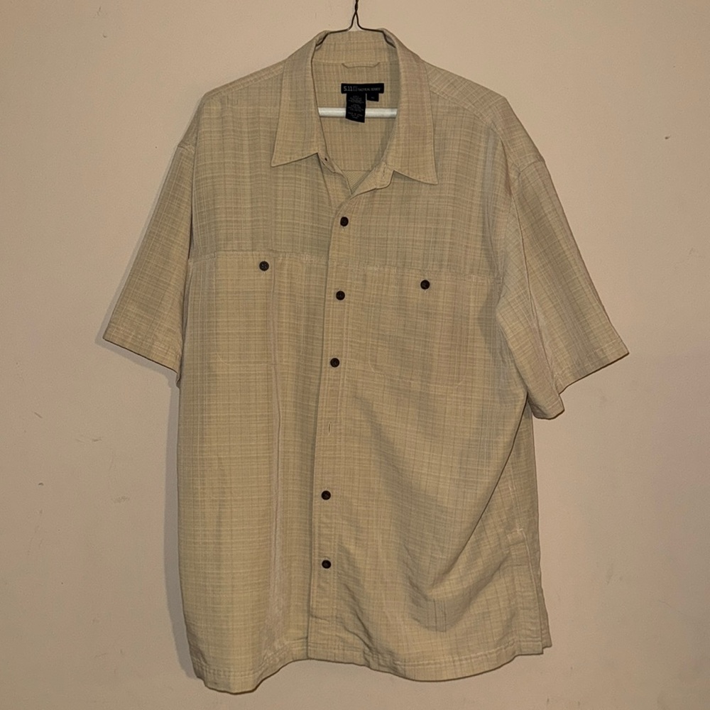 5.11 Tactical Concealed Carry Button Down Shirt Tan XL